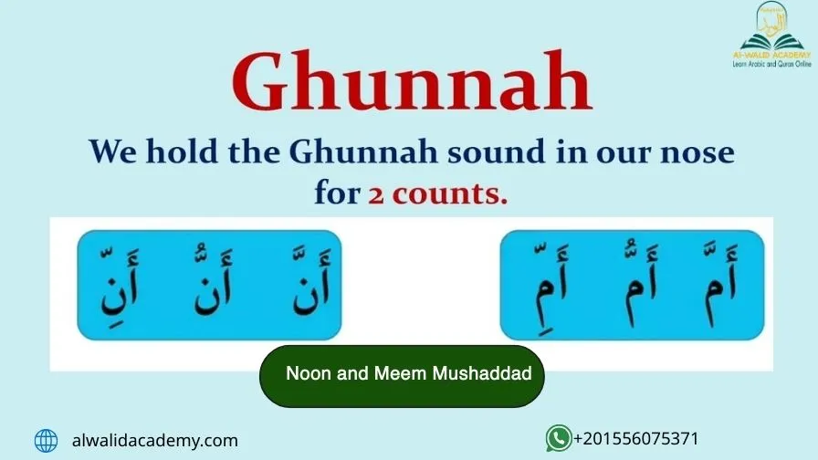 Noon and Meem Mushaddad